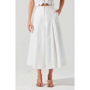NEW ASTR rowen wide leg pants in white